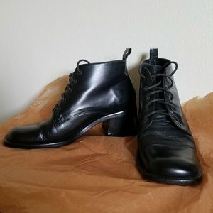 Vintage Kenneth Cole Square Toe Booties